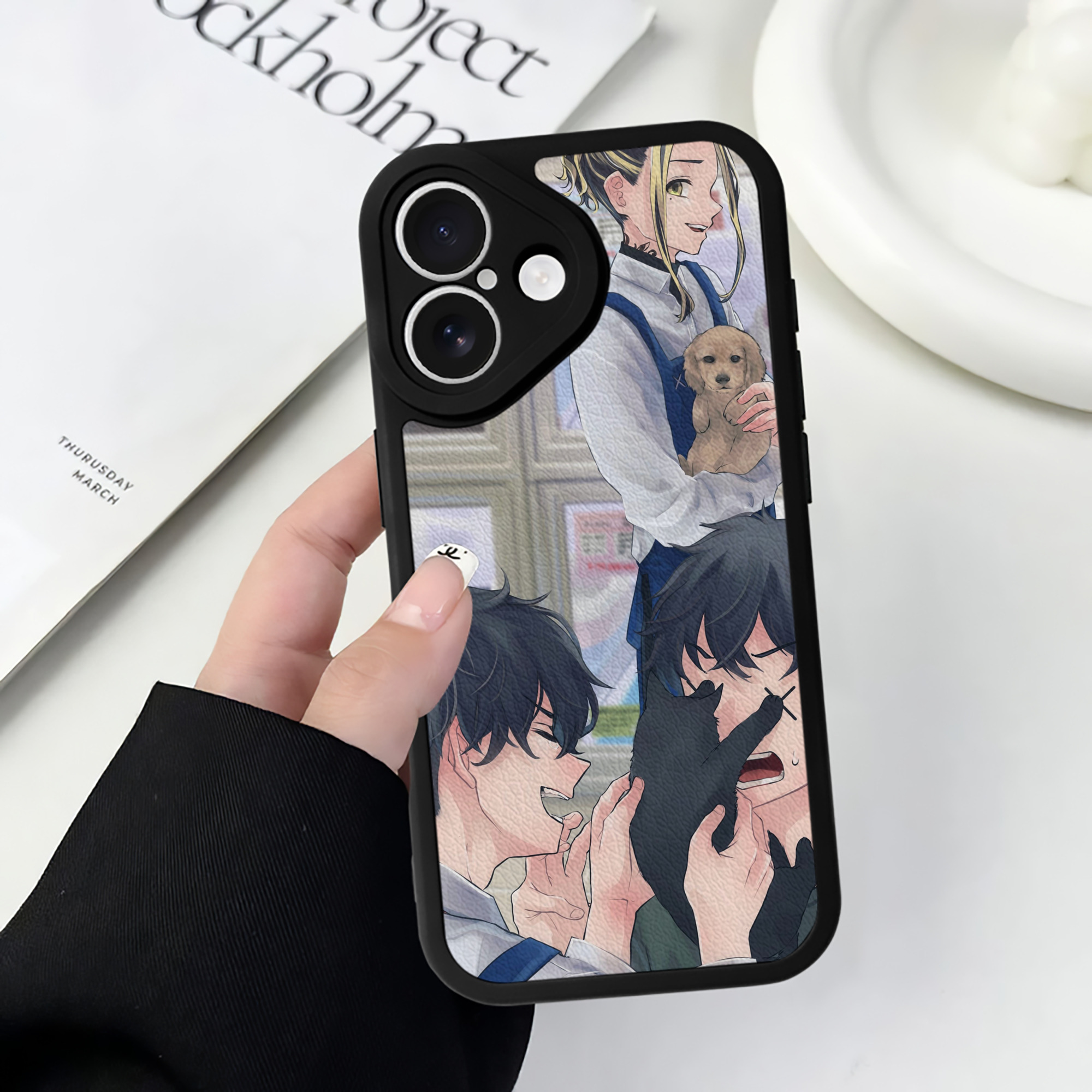 （画像用） 東京リベンジャーズ Tokyo Revengers 【iPhone 16シリーズ対応】シリコンスマホケース（レザー調） 材質：シリコン